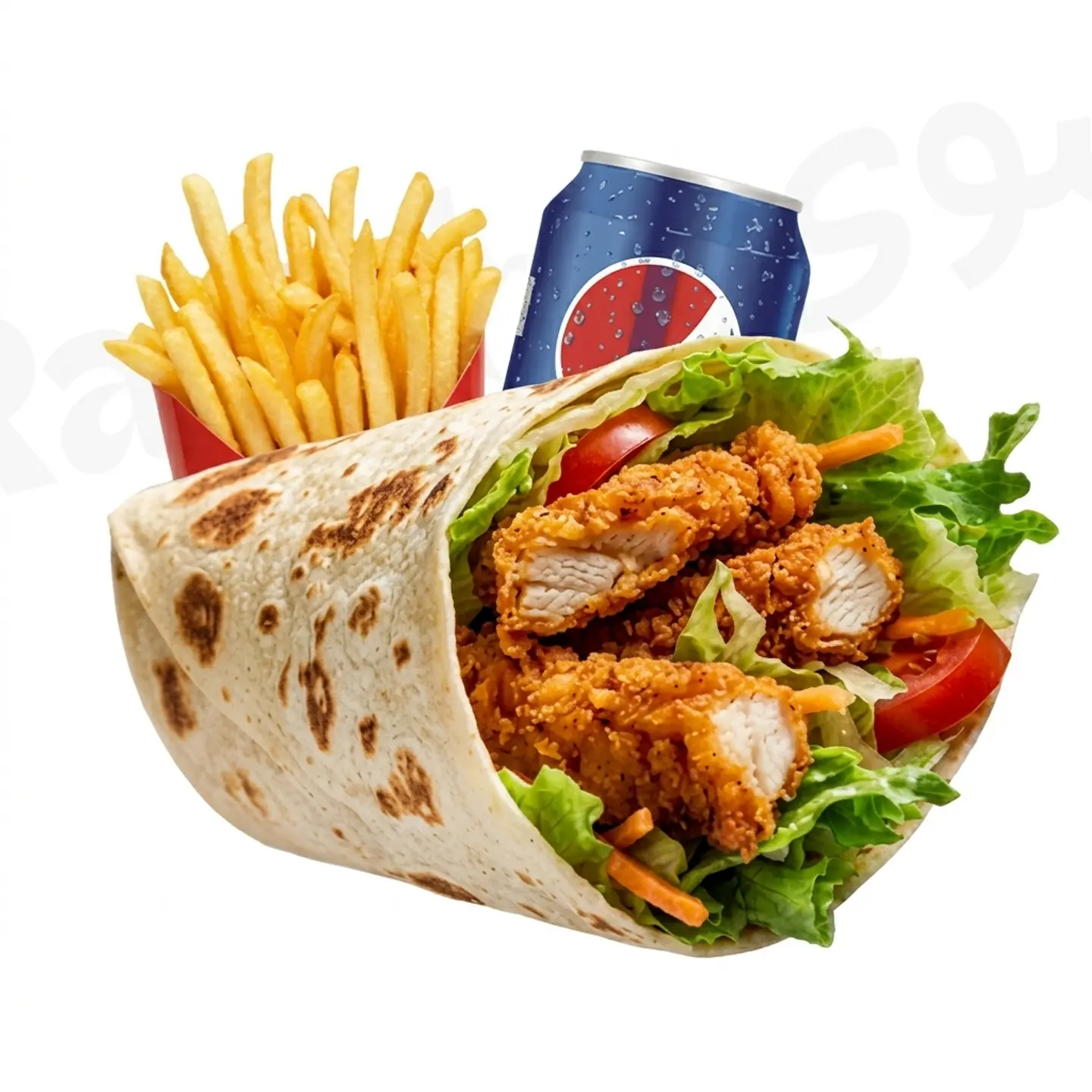 Zinger Chicken Tortilla Meal - Small