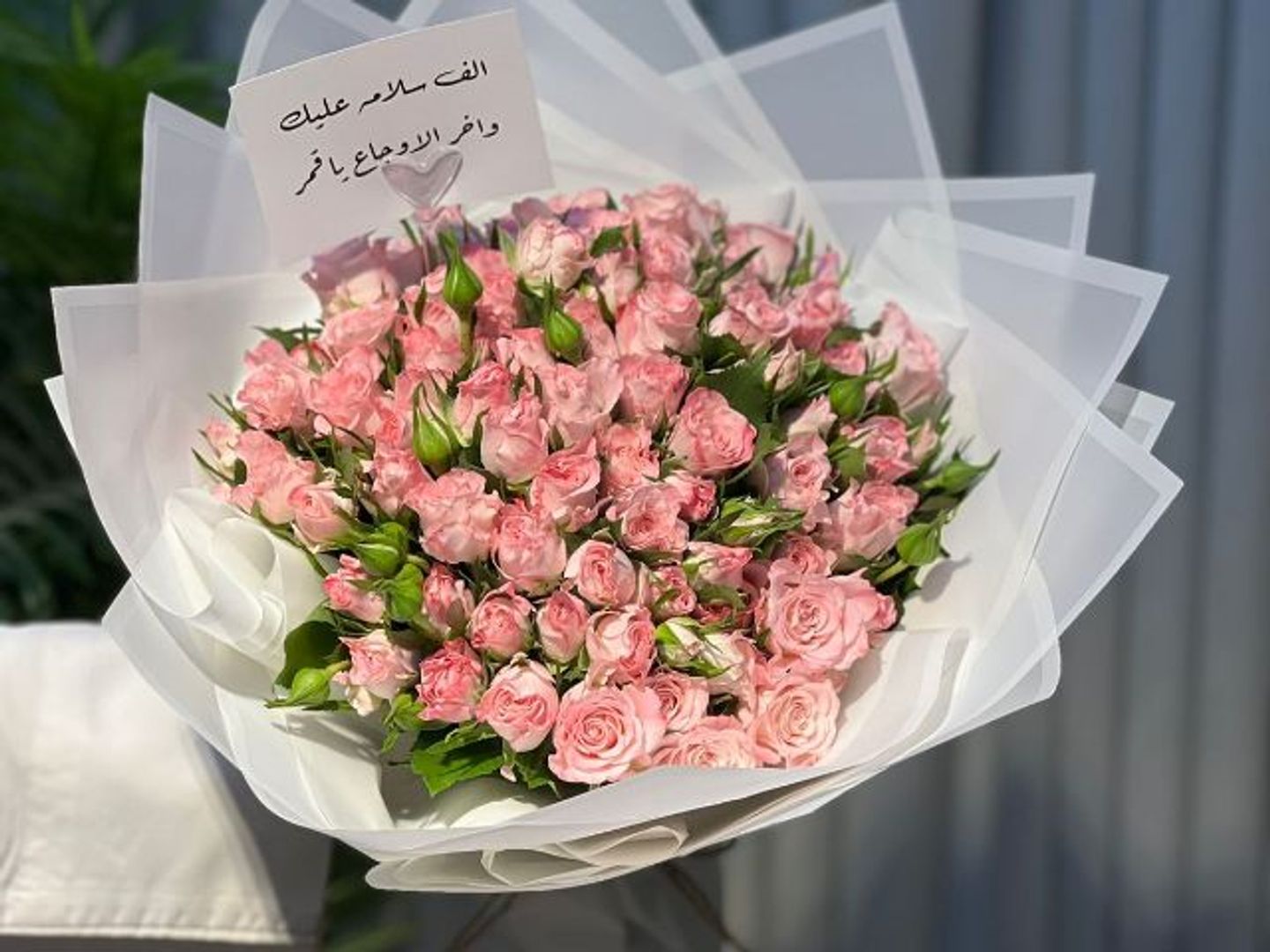 بوكية ازهار البينك