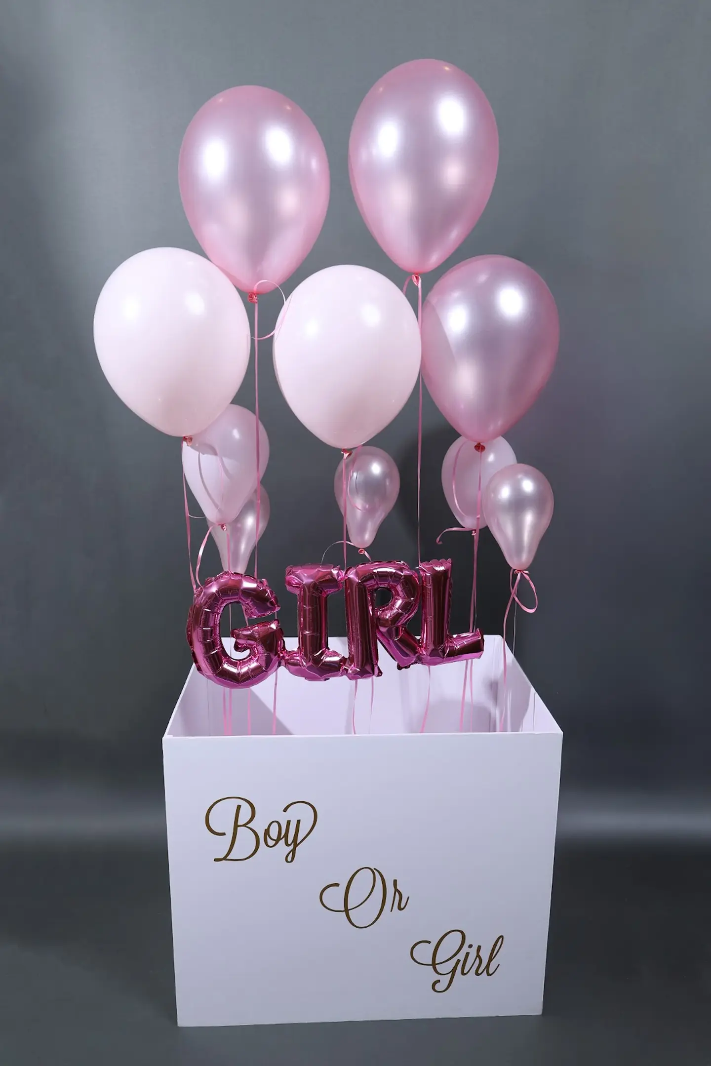Gender Reveal Surprise Box For Girl
