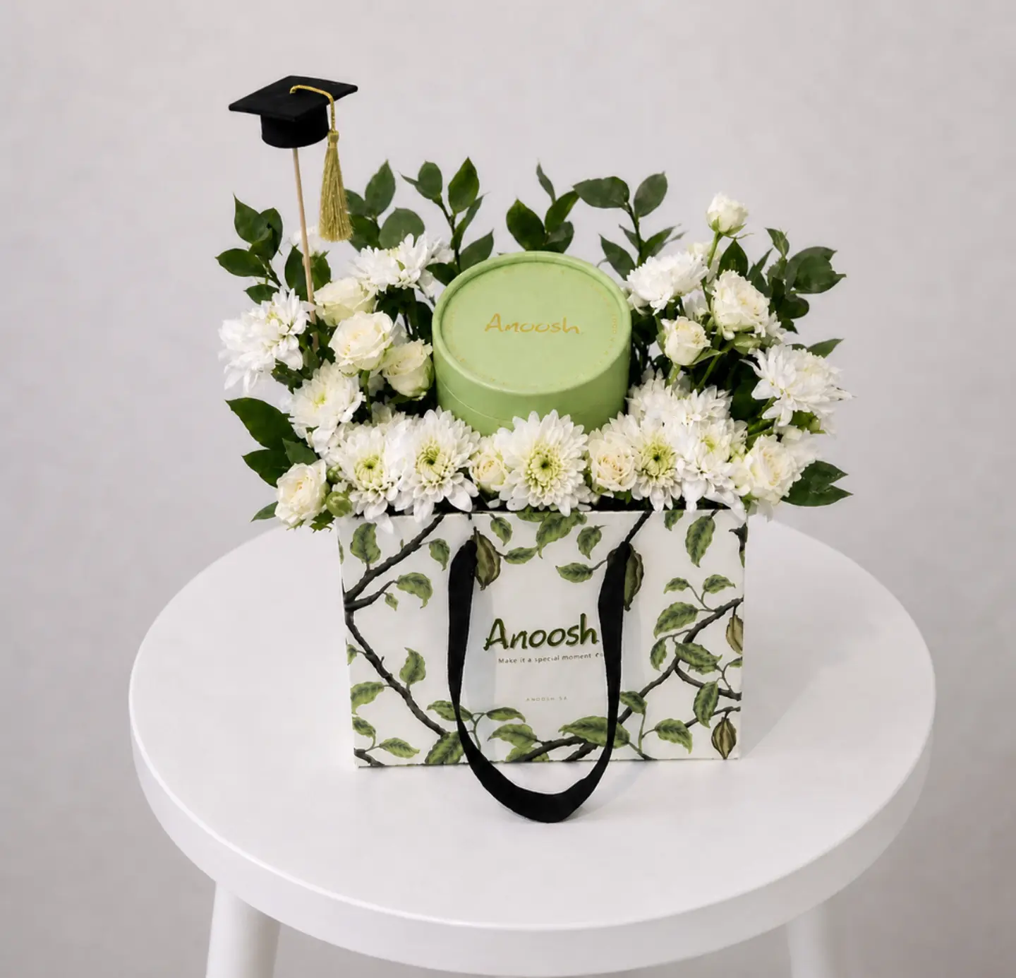 A Graduation Gift: Roses And Chocolates