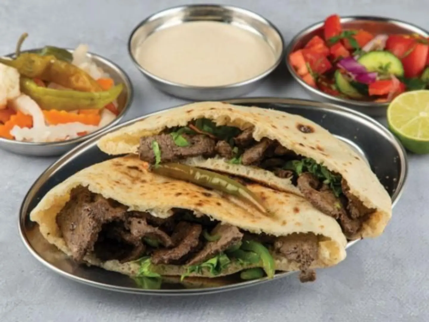 Mixed Liver And Heart Sandwich