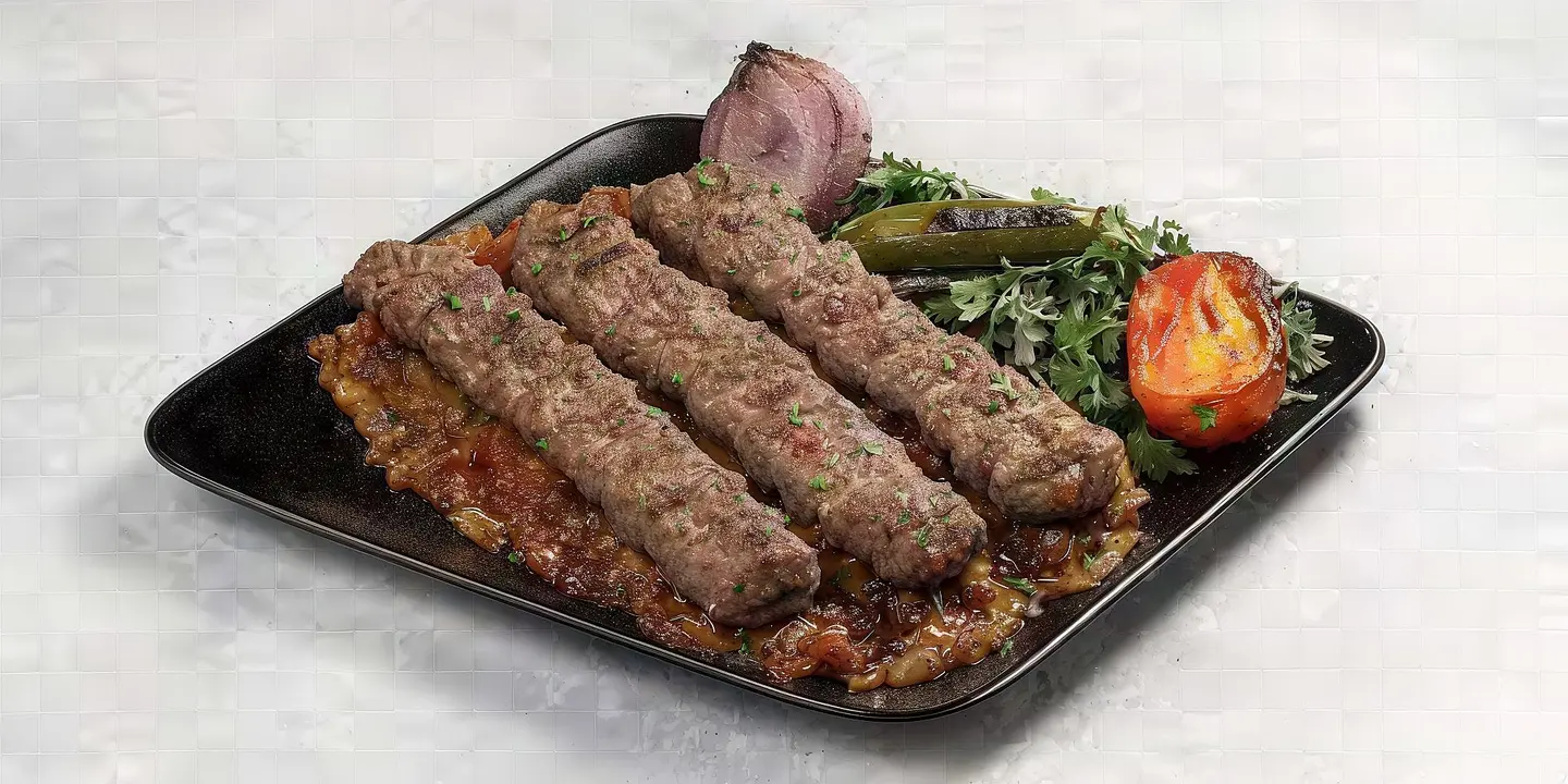 صحن كباب لحم