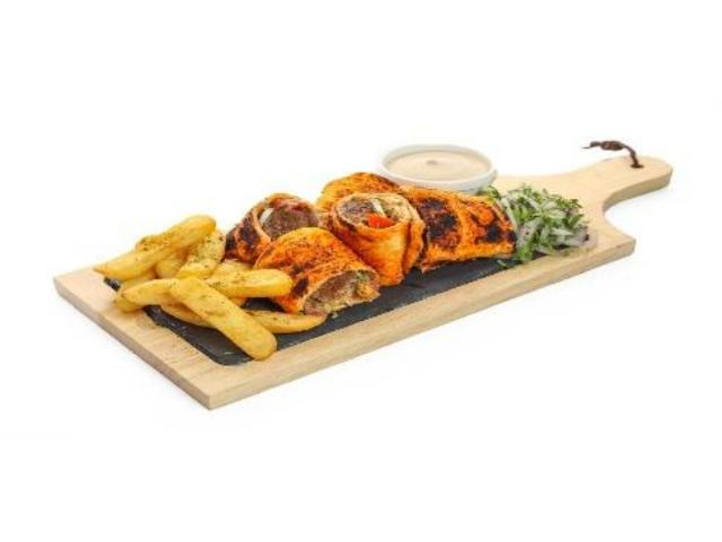 Oven Baked Meat Kebab Sandwich