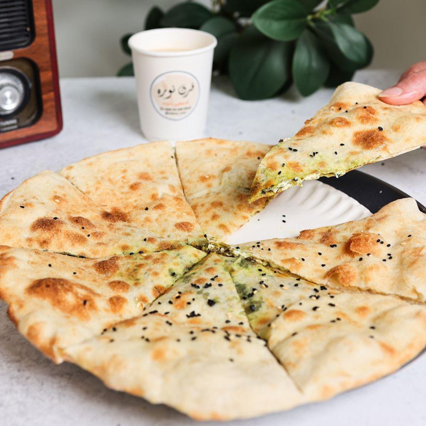 Labneh Bread With Thyme