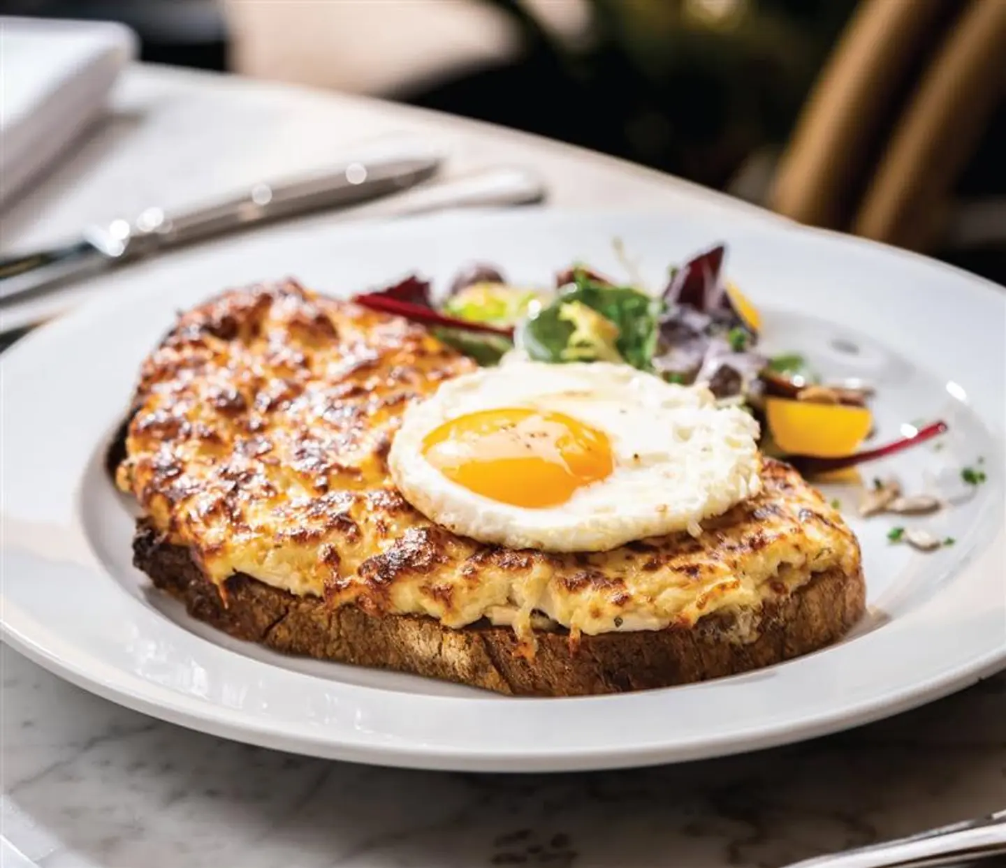 Croque Madame Au Poulet