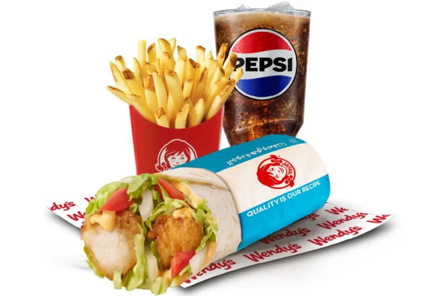 Single Dynamite Chicken Wrap Combo