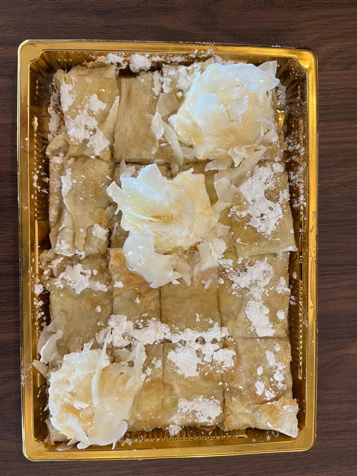 فطيرة مشلتت قشطة مع عسل