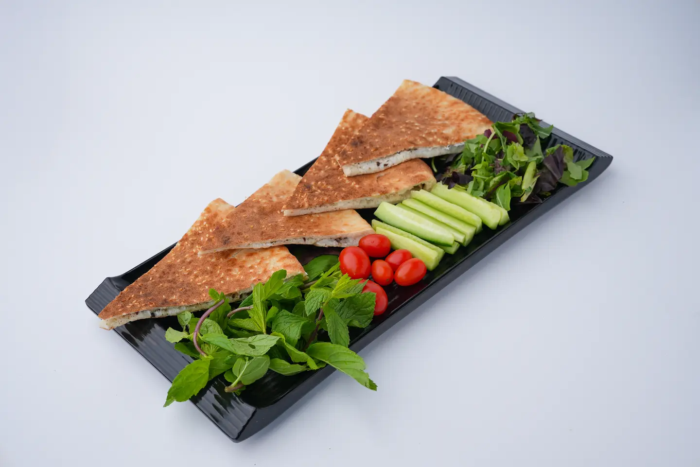 كعكة اللبنة والزعتر