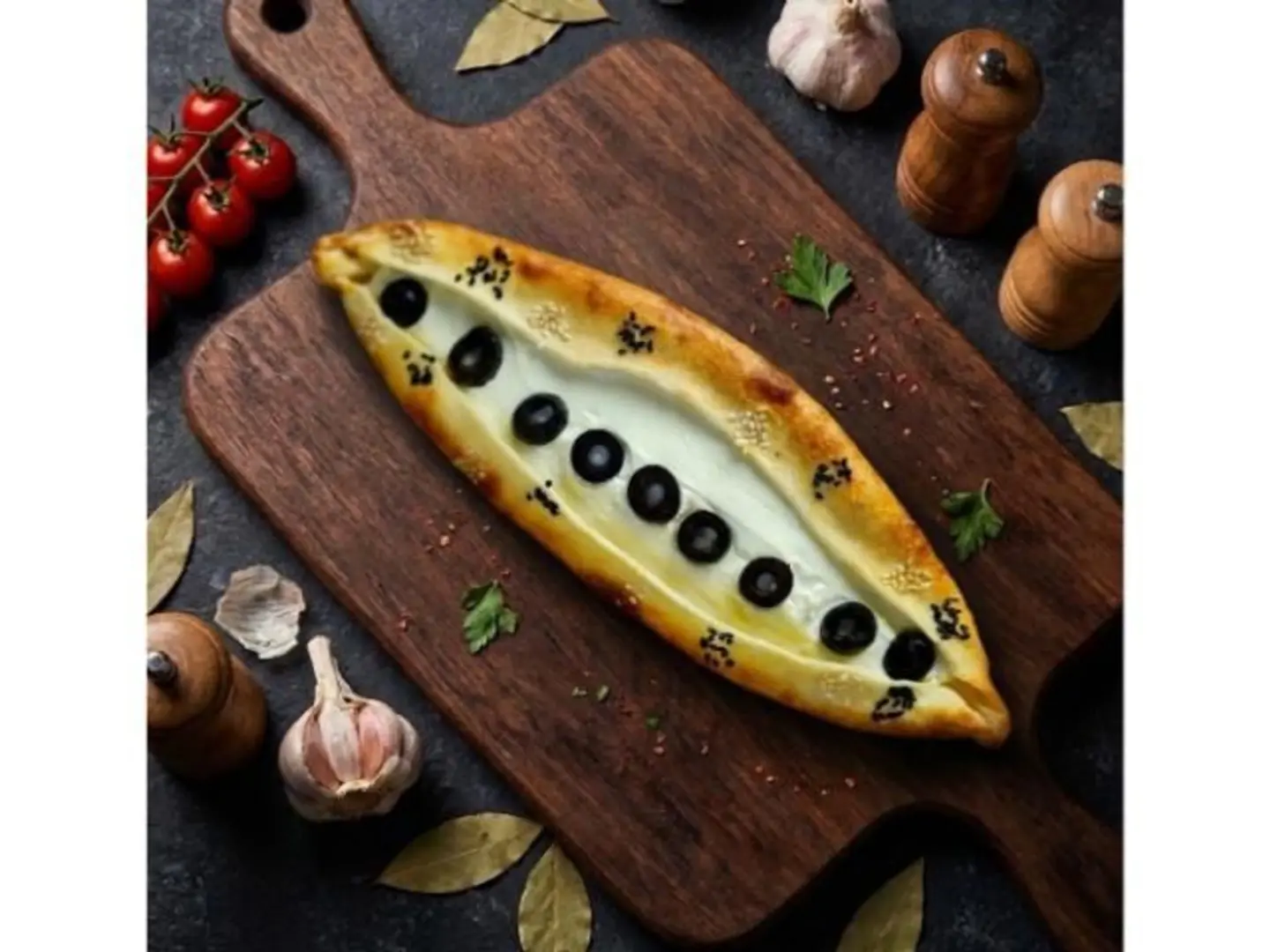 Mixed Labneh With Olives Pie