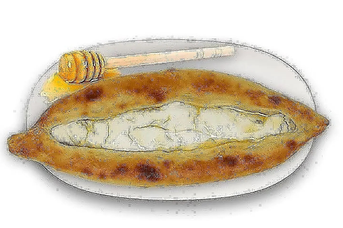 فطيره بالجبن السائل والعسل