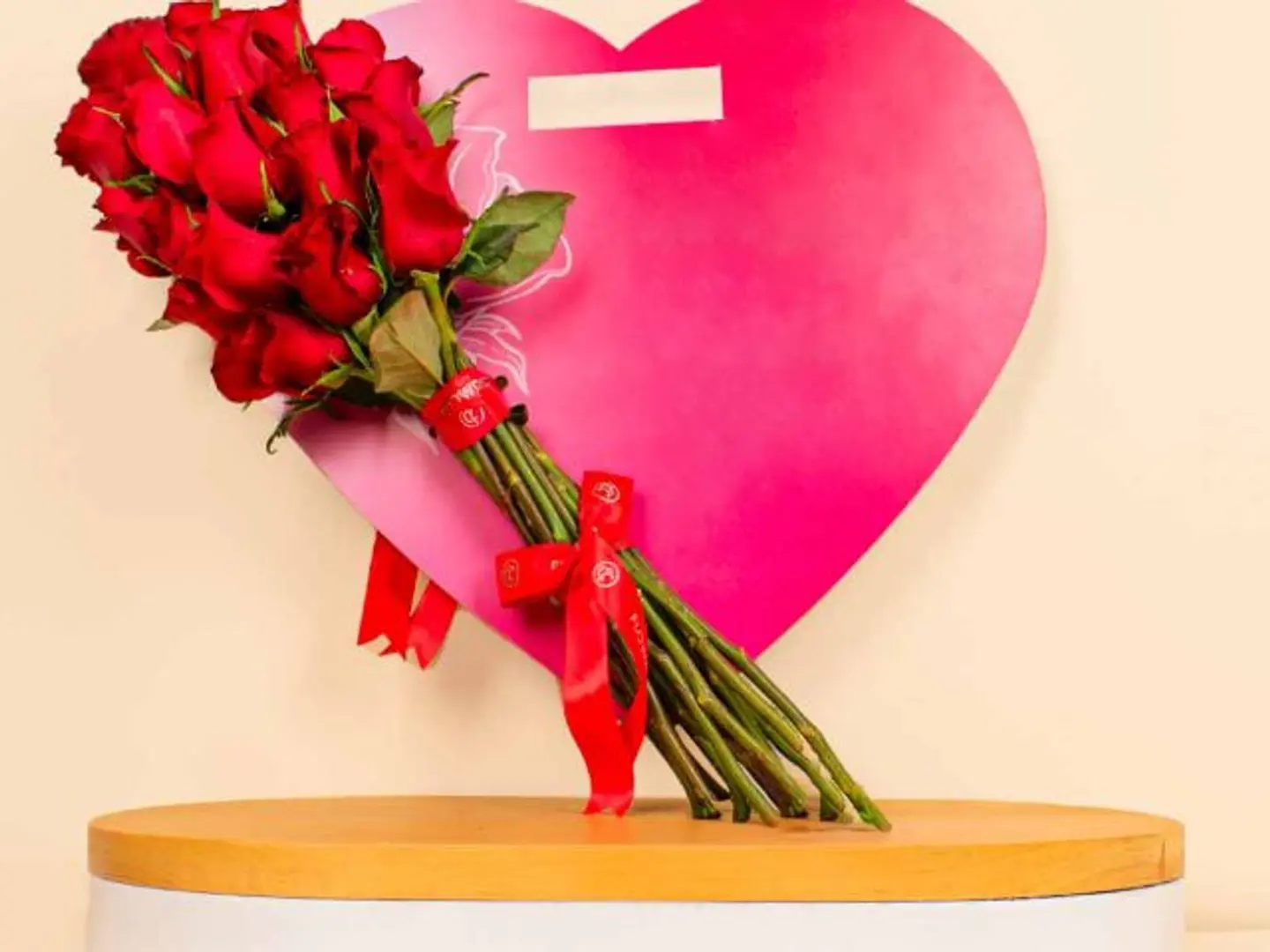 قلب الحب 15 وردة