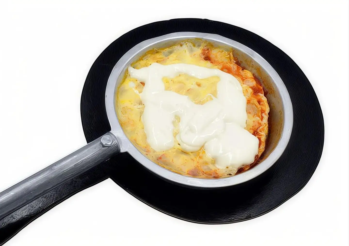 Fried Eggs With Cheese