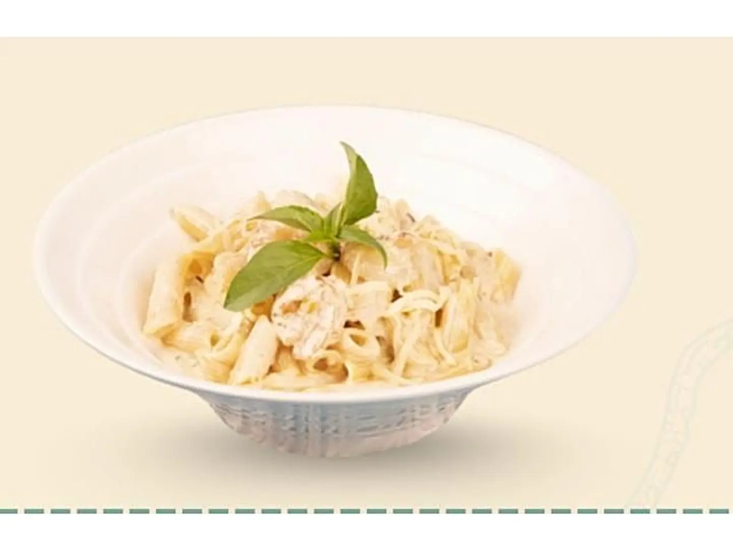 Seafood Pasta With White Sauce