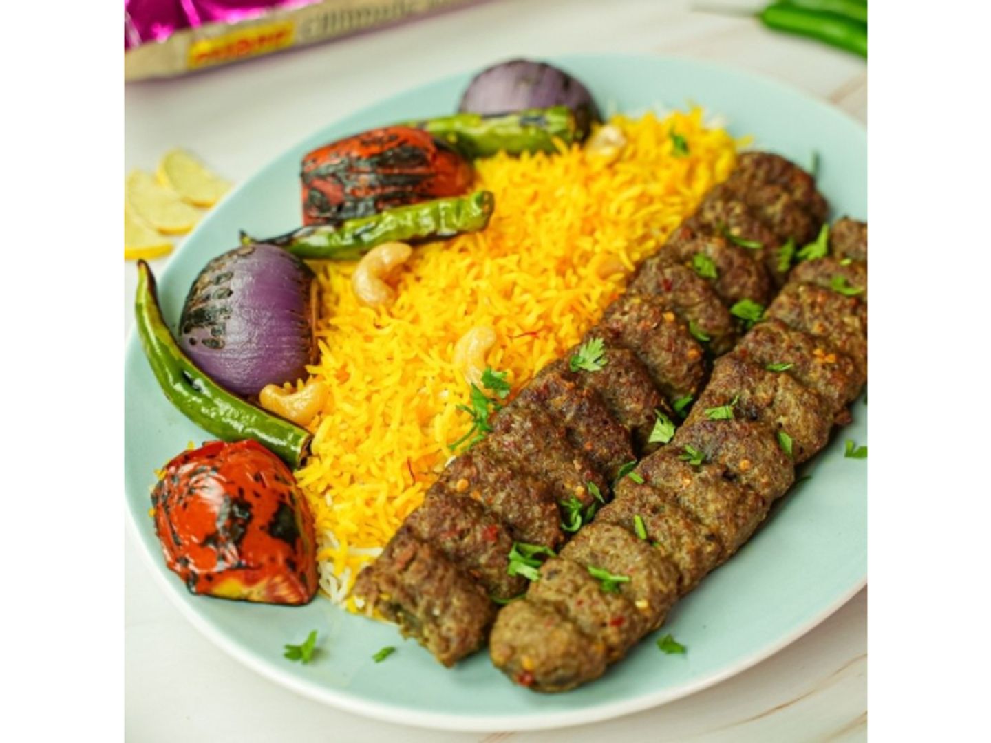 جلو كباب مع الرز