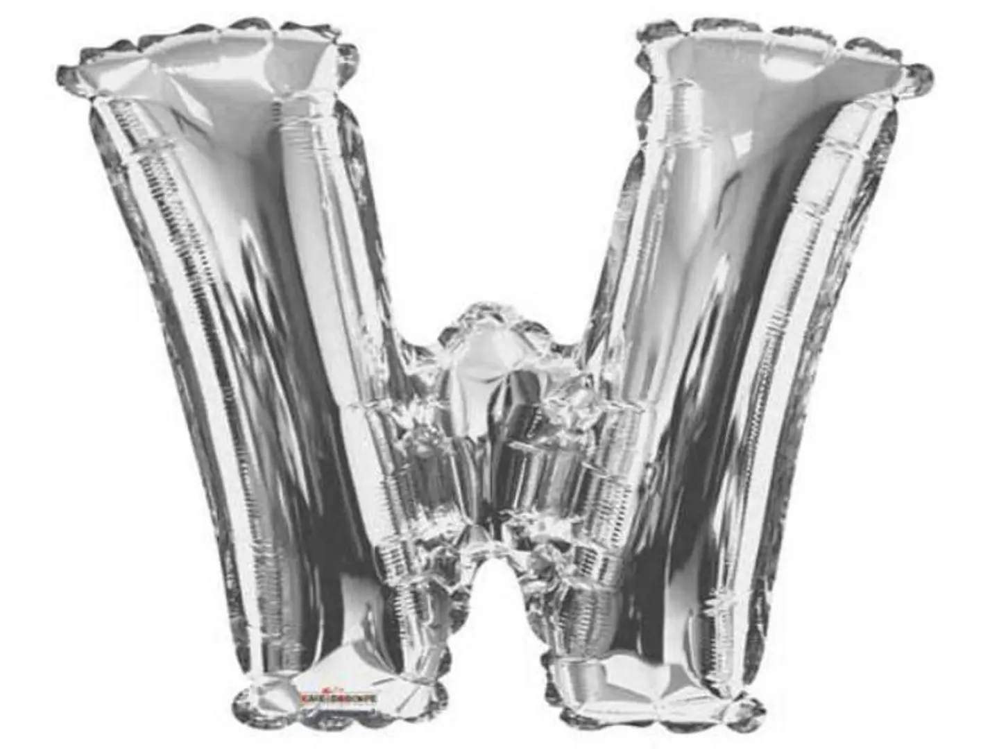 Letter W Helium Tin