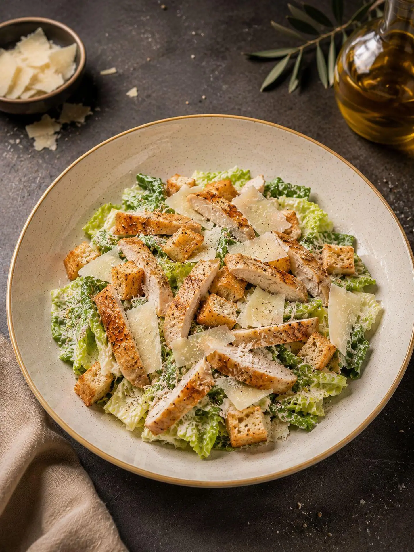 Caesar Salad Parmigiana