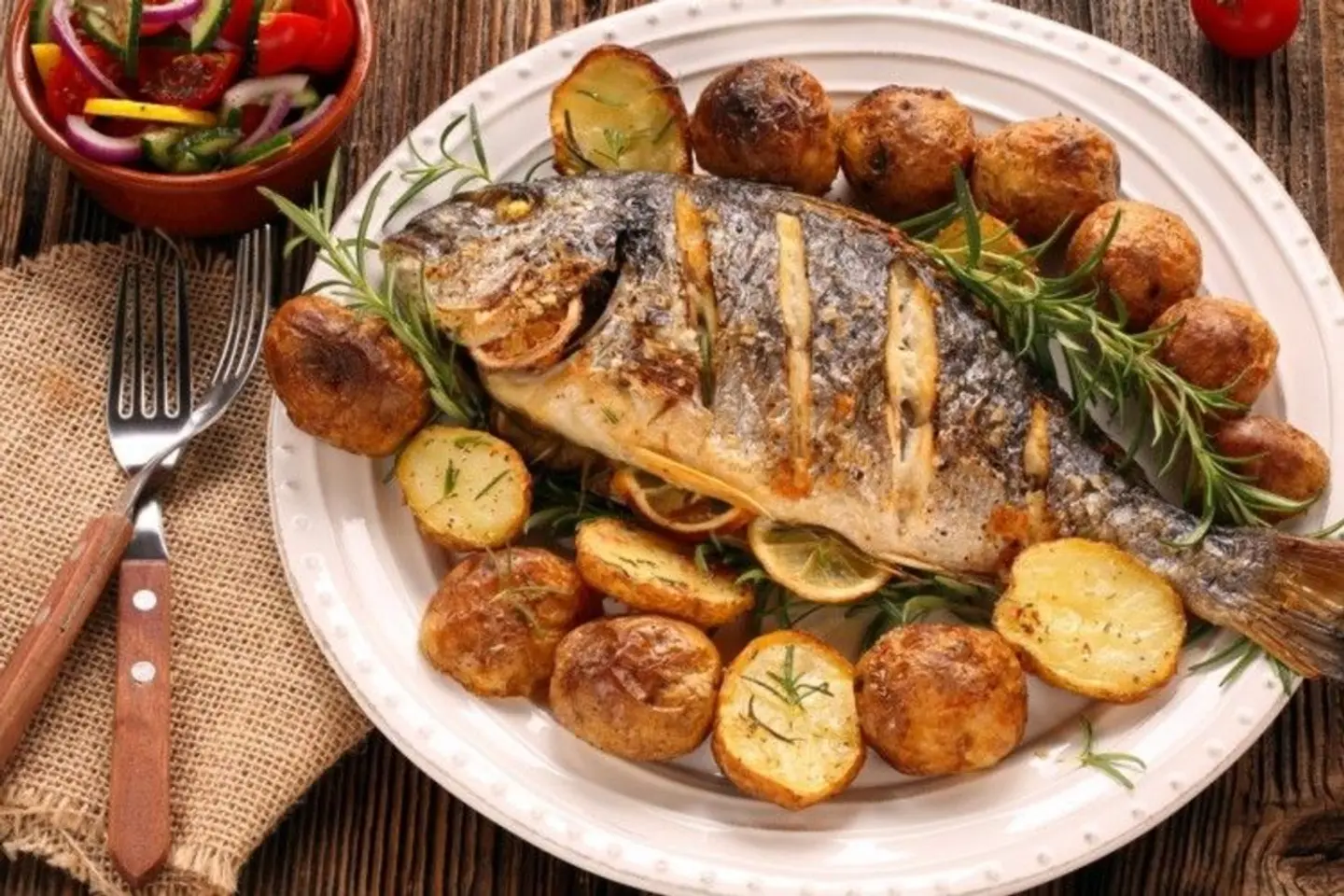 Grilled Sea Bream Meal