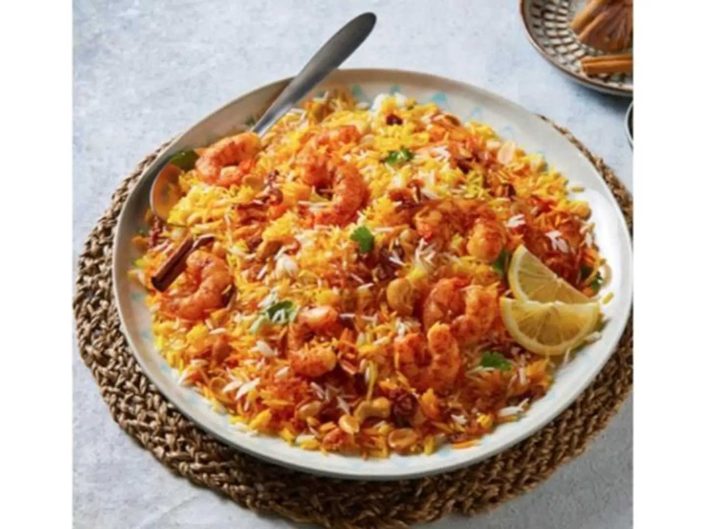 أرز برياني روبيان