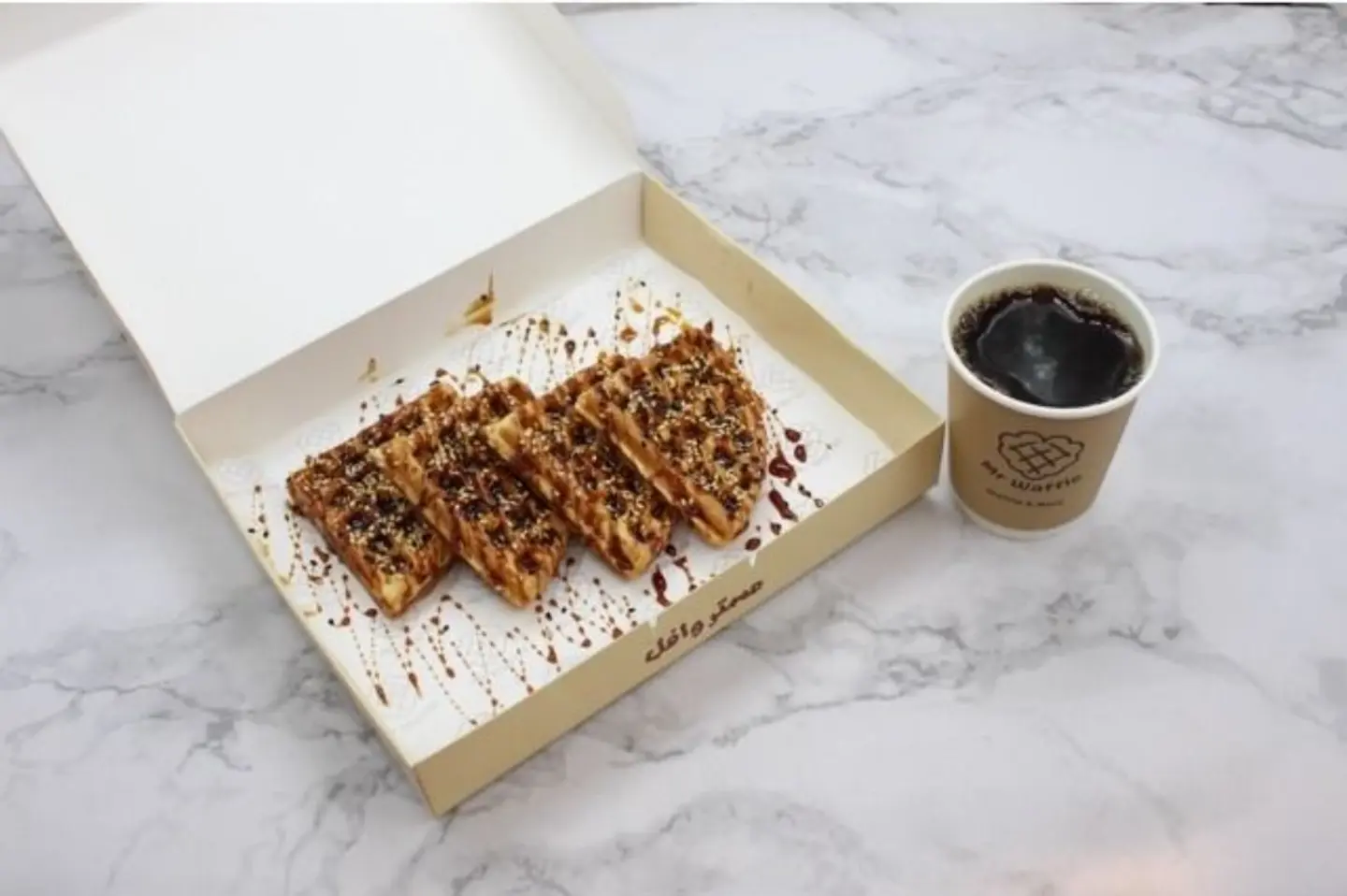 Waffle Dibs Tamr And Coffee