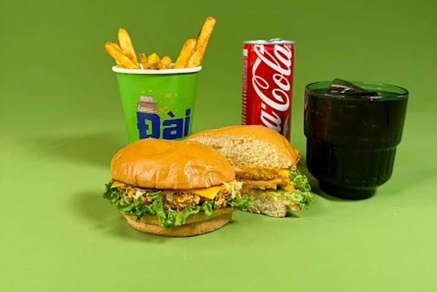 Crispy Chicken Burger Meal