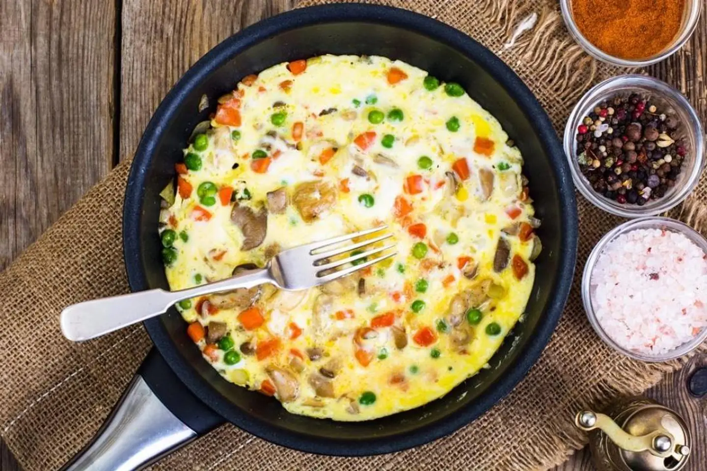 Oven Eggs With Cheddar Cheese