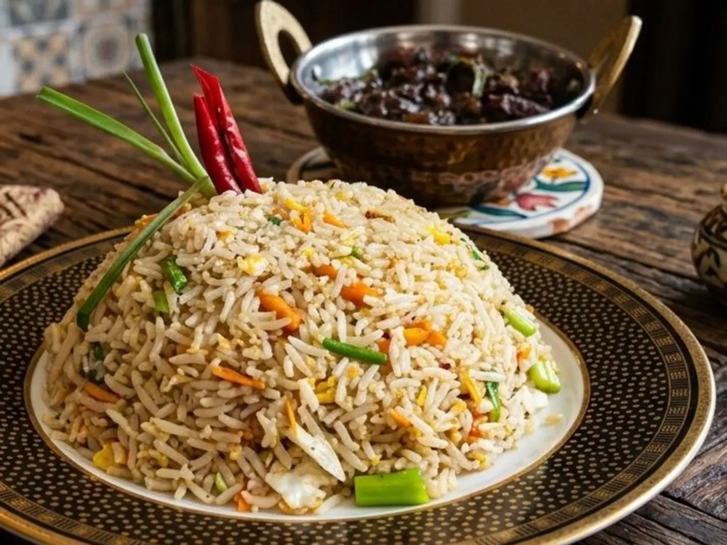 Egg Fried Rice With Hot Butter Cuttlefish