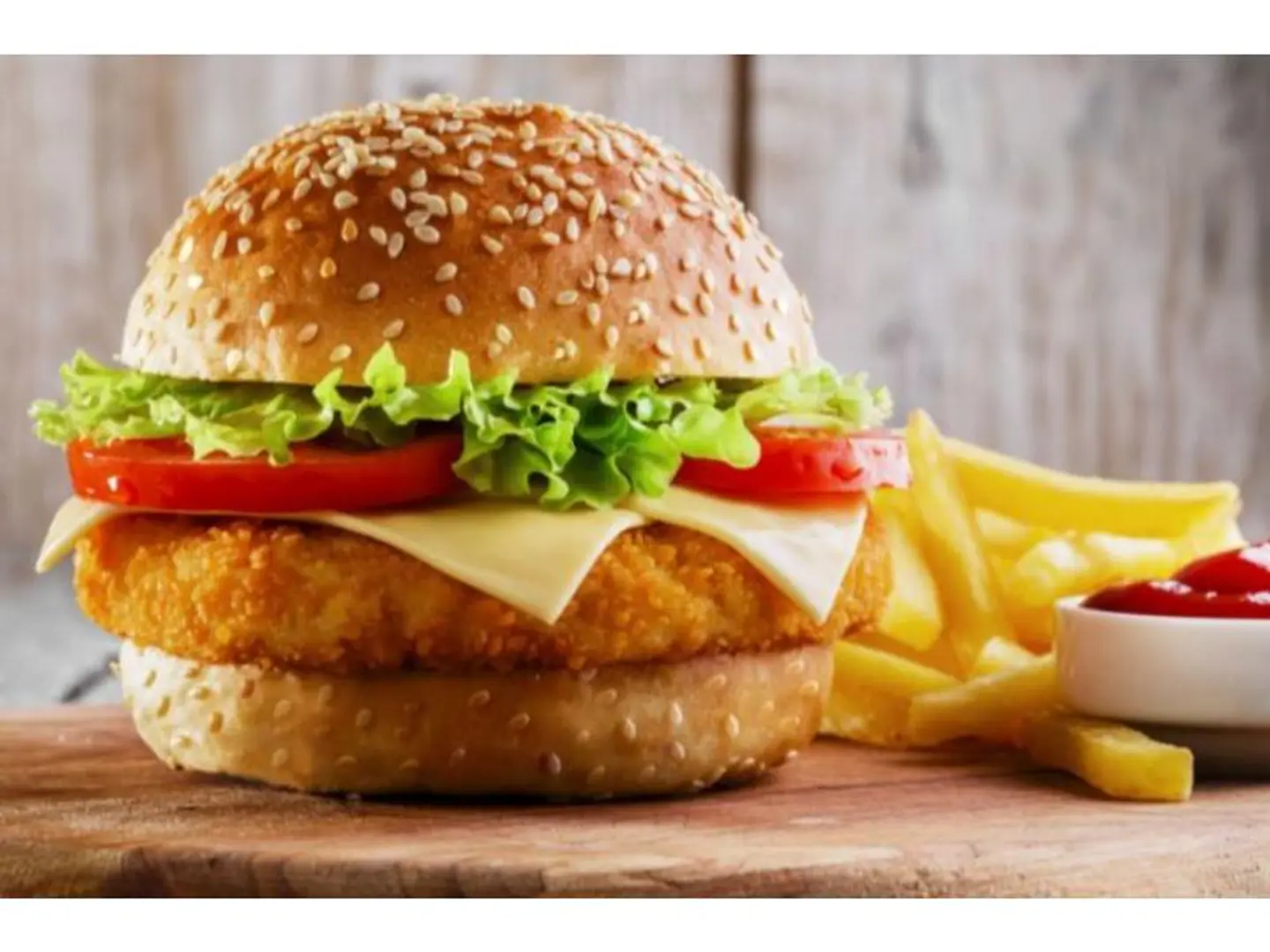 برجر دجاج جبنة