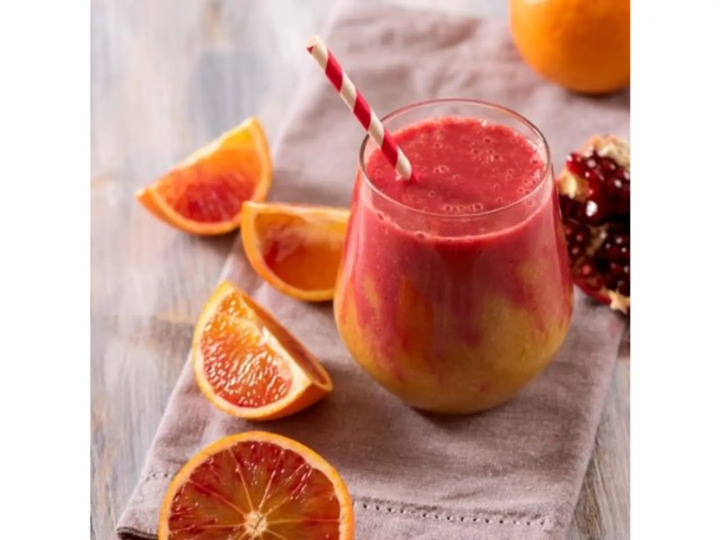 Orange With Pomegranate