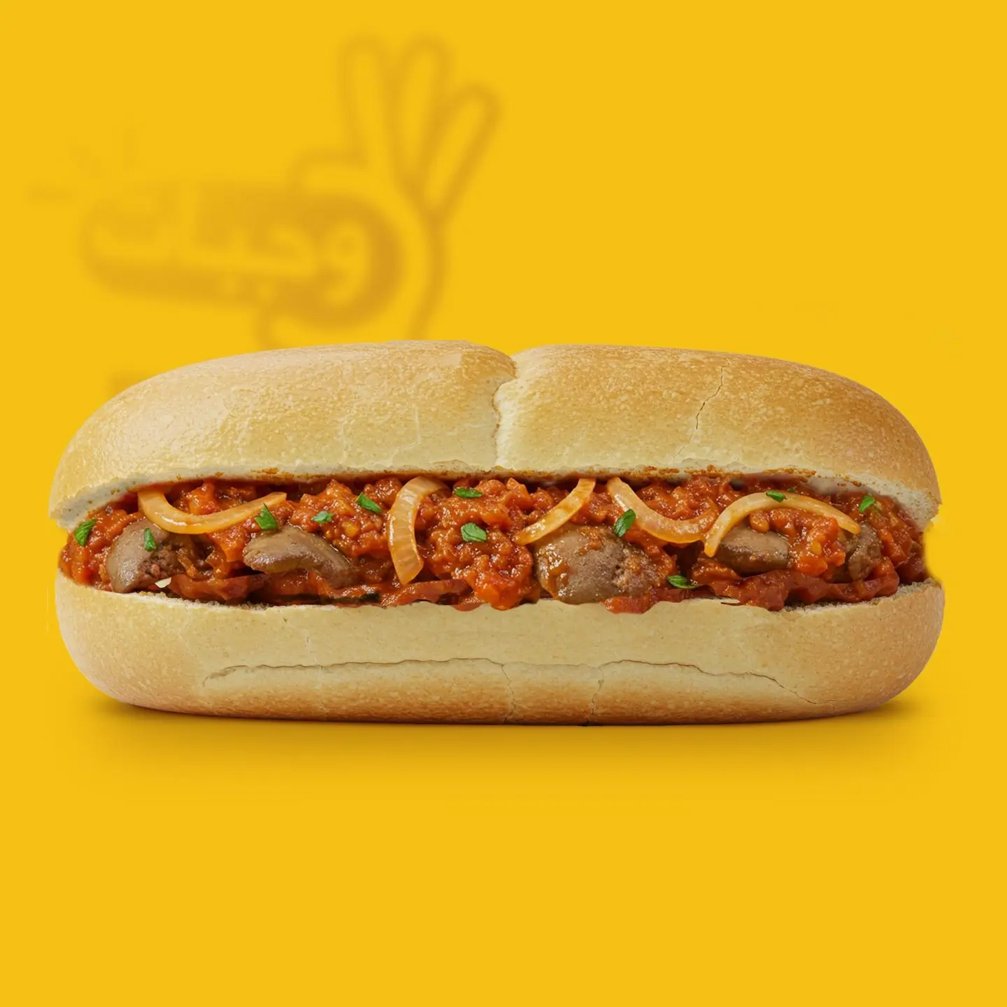 ‭ ‬ساندويتش‭ ‬كبدة