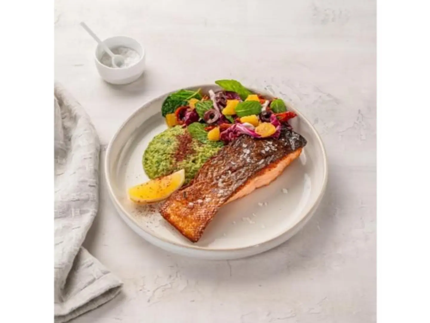 سلمون الأطلسي المشوي