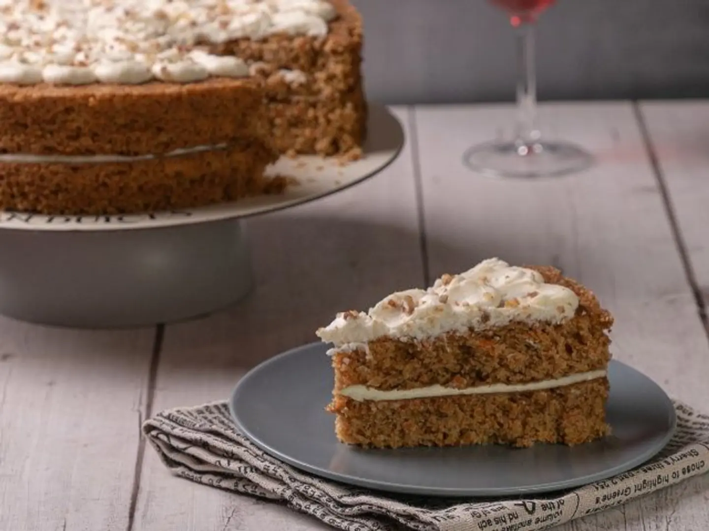 كيكة جزر 4-5 أشخاص