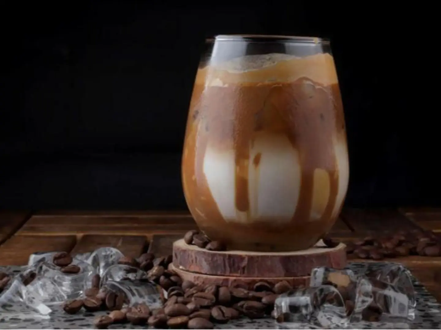 آيس كراميل لاتيه