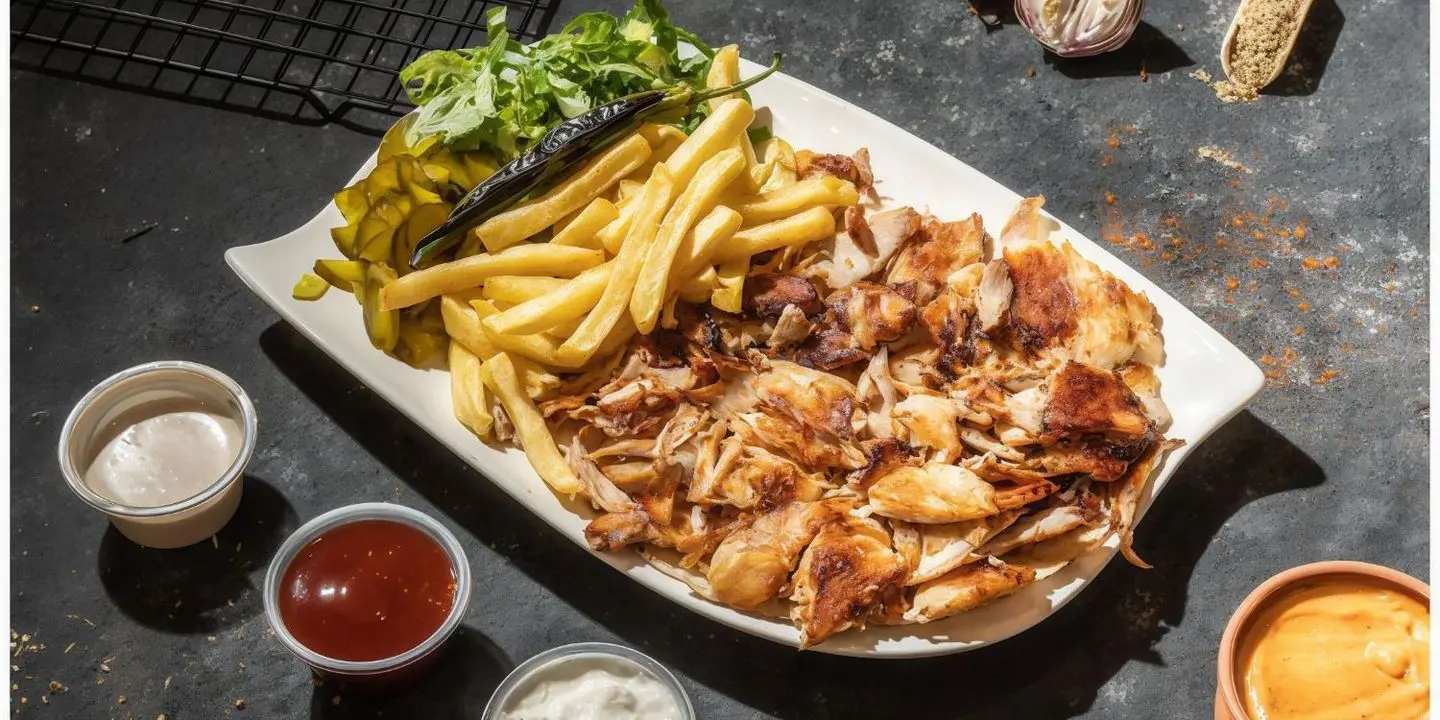 صحن شاورما فرط