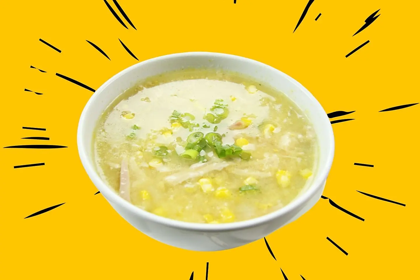 شوربة الذرة والدجاج