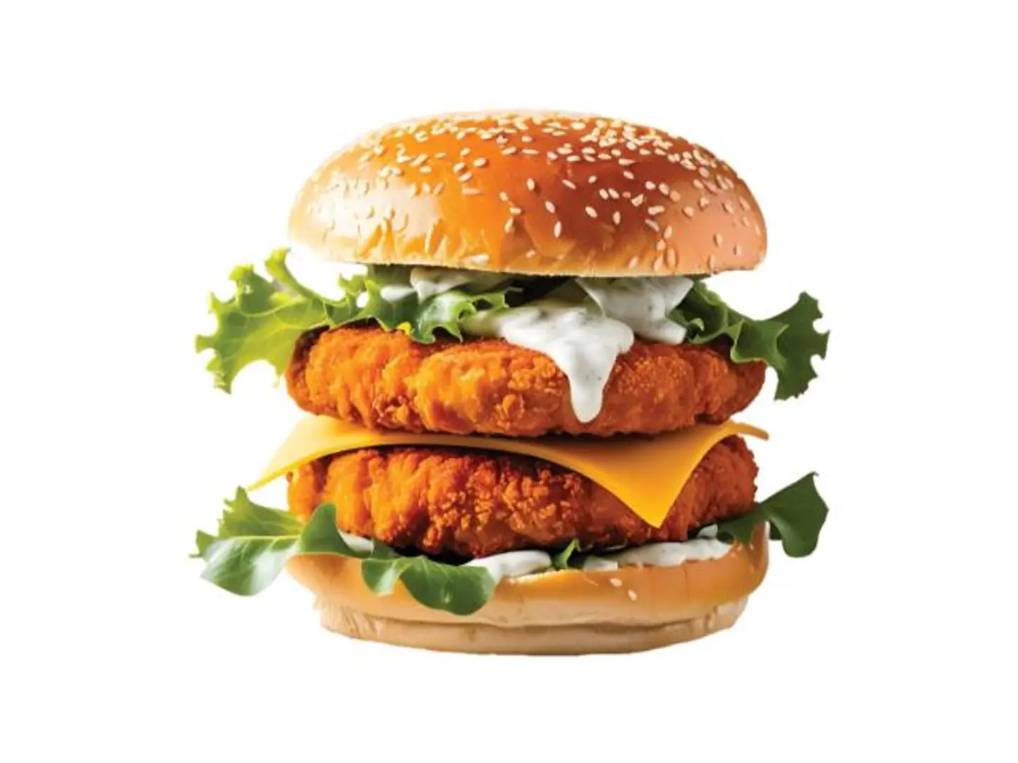 Double Chicken Burger