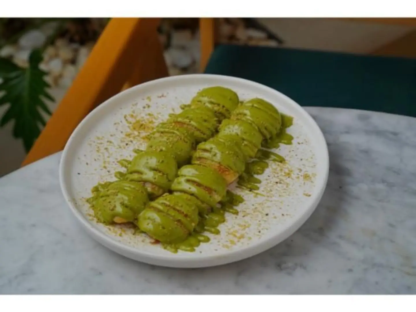 Mini Pancake Pistachio