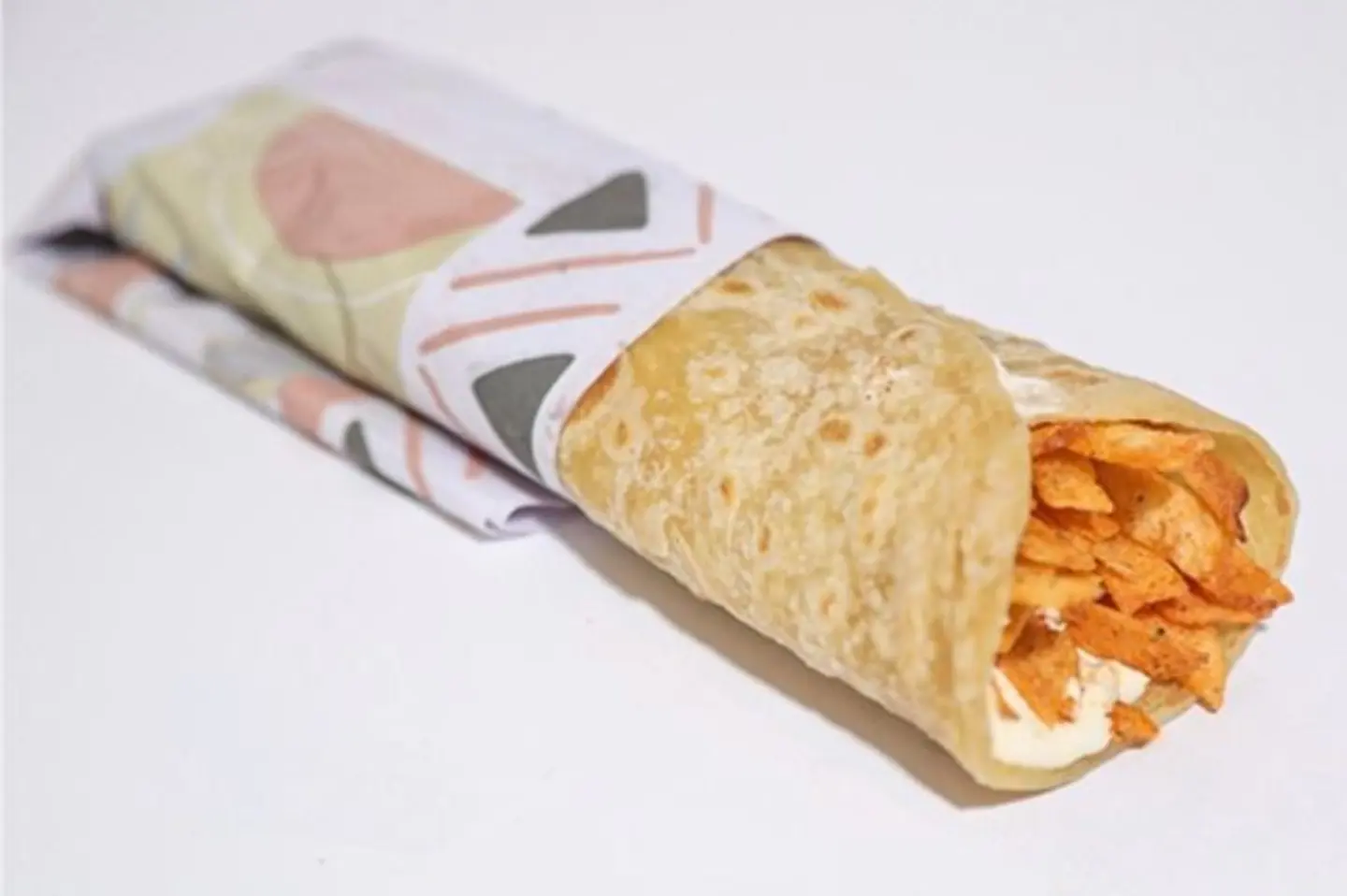 Cheese And Omani Chips Chapati