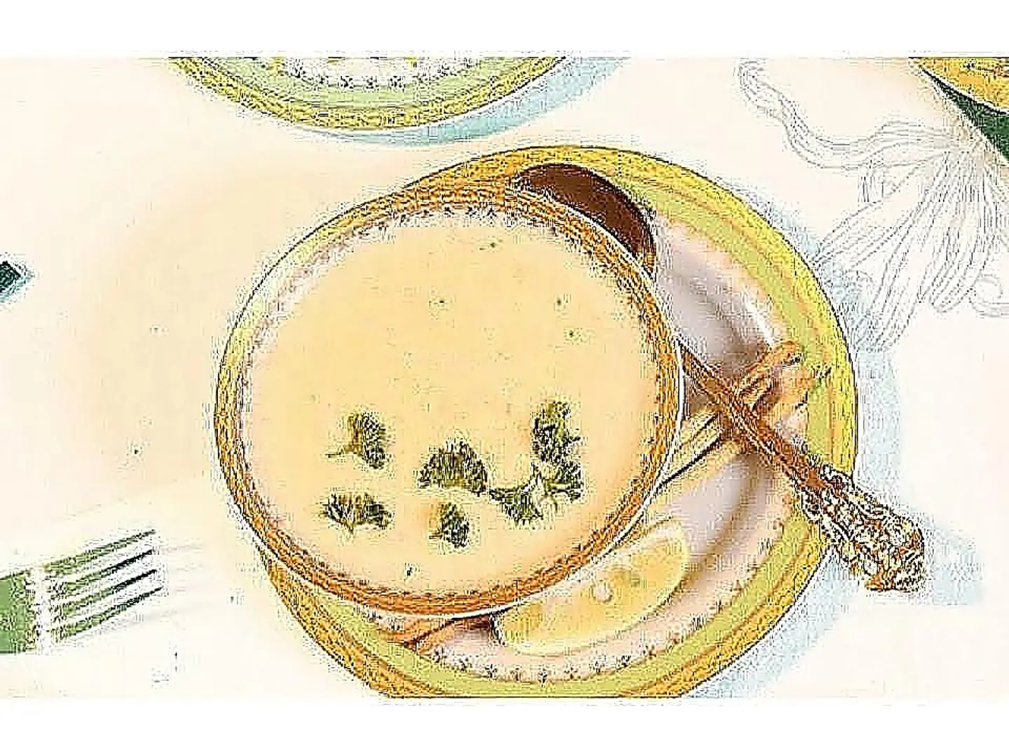 شوربة دجاج بالكريمة