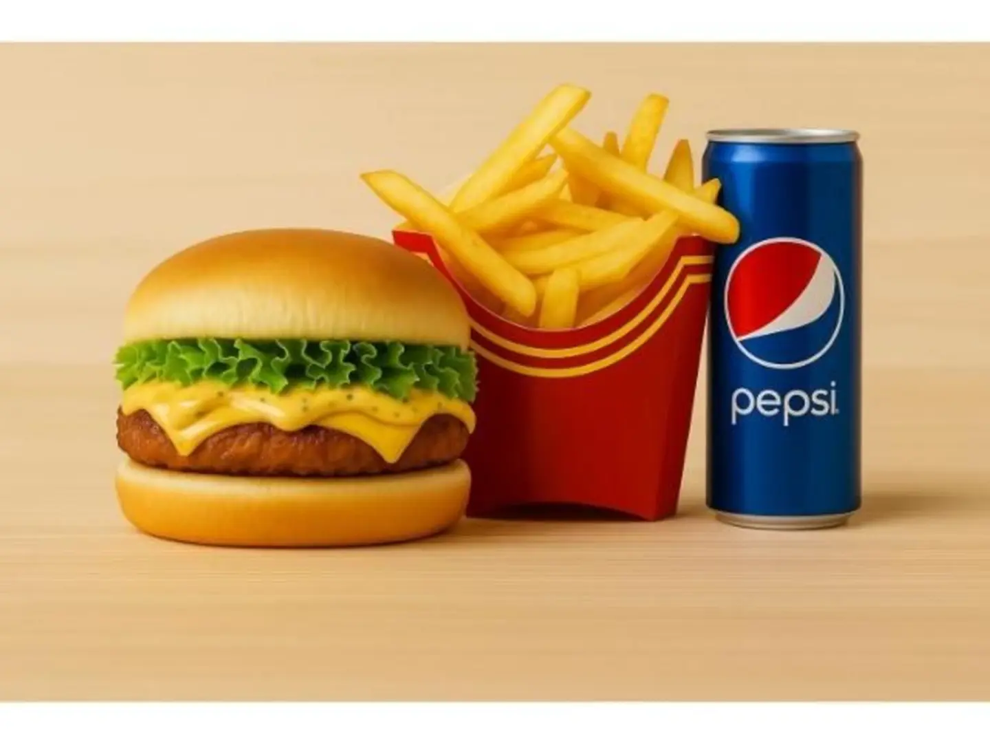 وجبة برجر دجاج سنجل كلاسيك