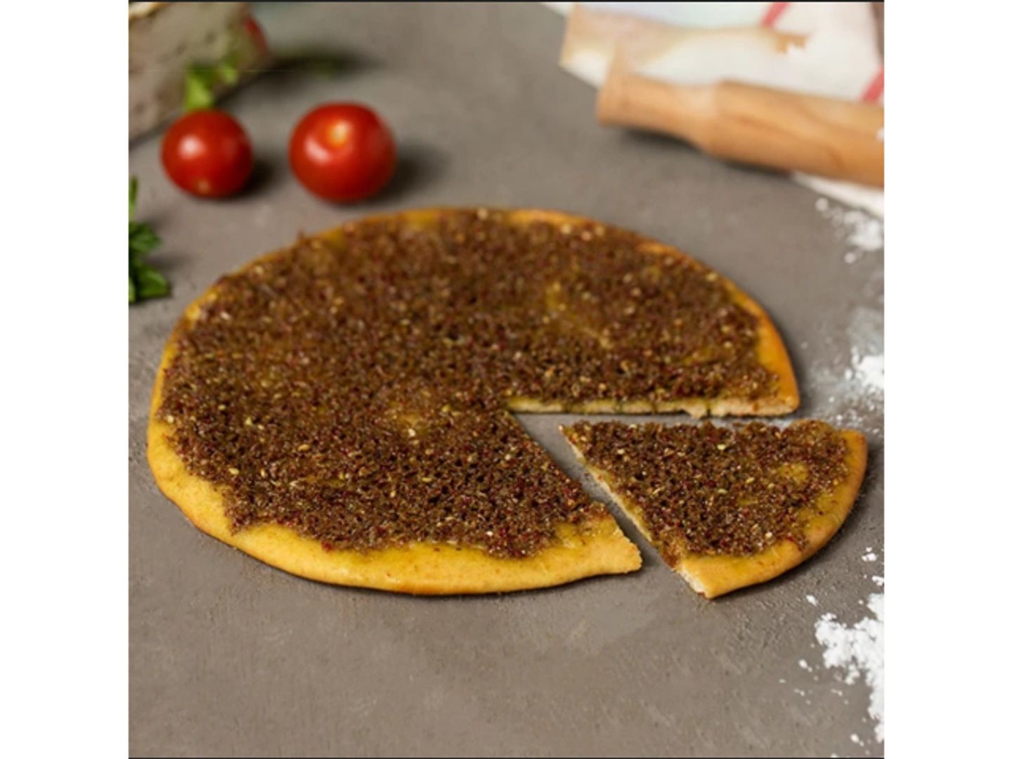 زعتر حراق بالخضار