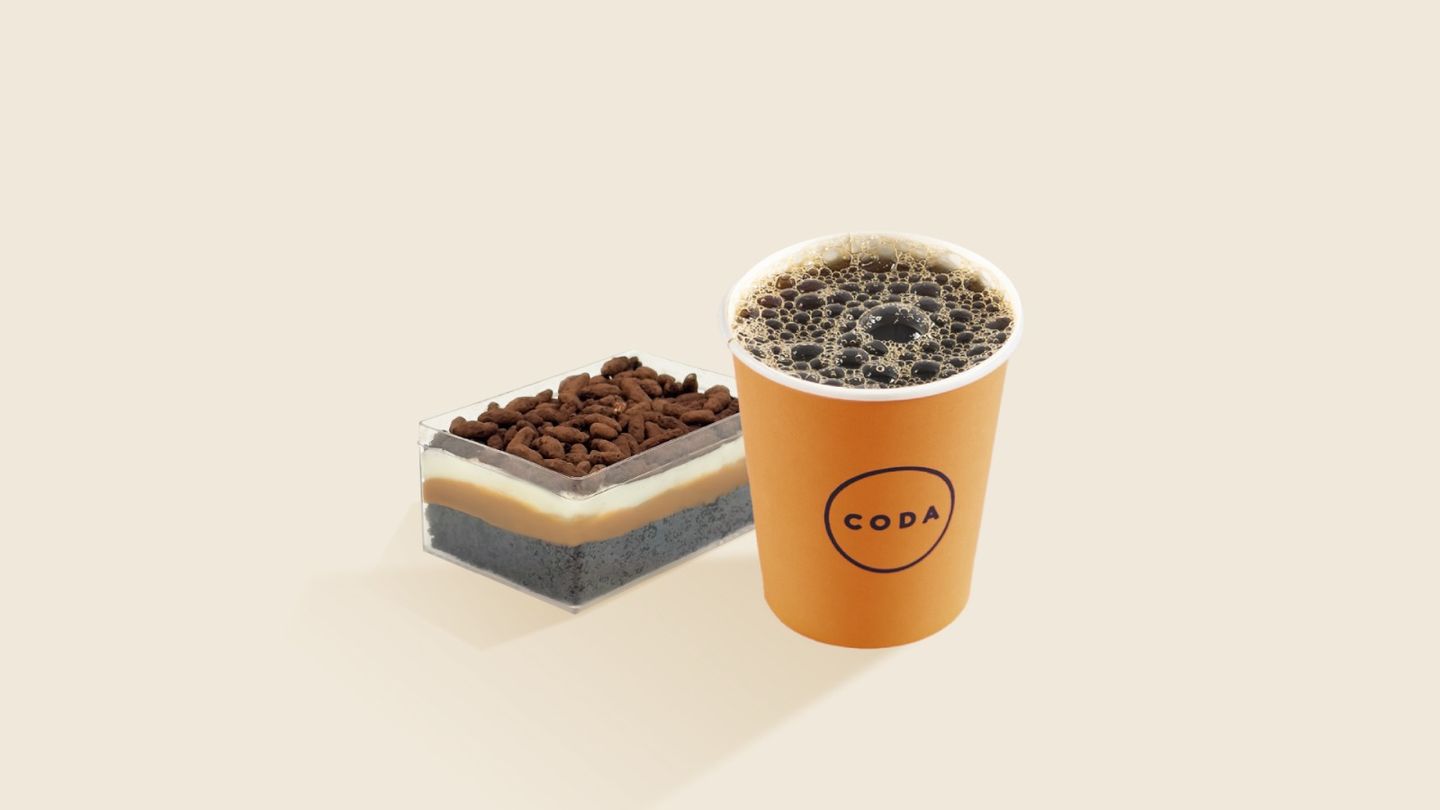 Hot Coffee Of The Day With Choco Crunch