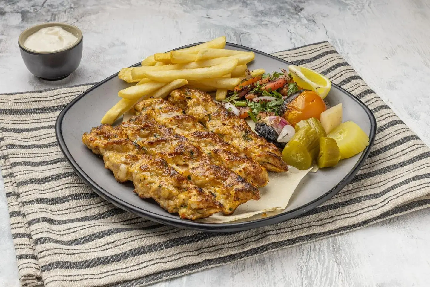 كباب دجاج نص كيلو