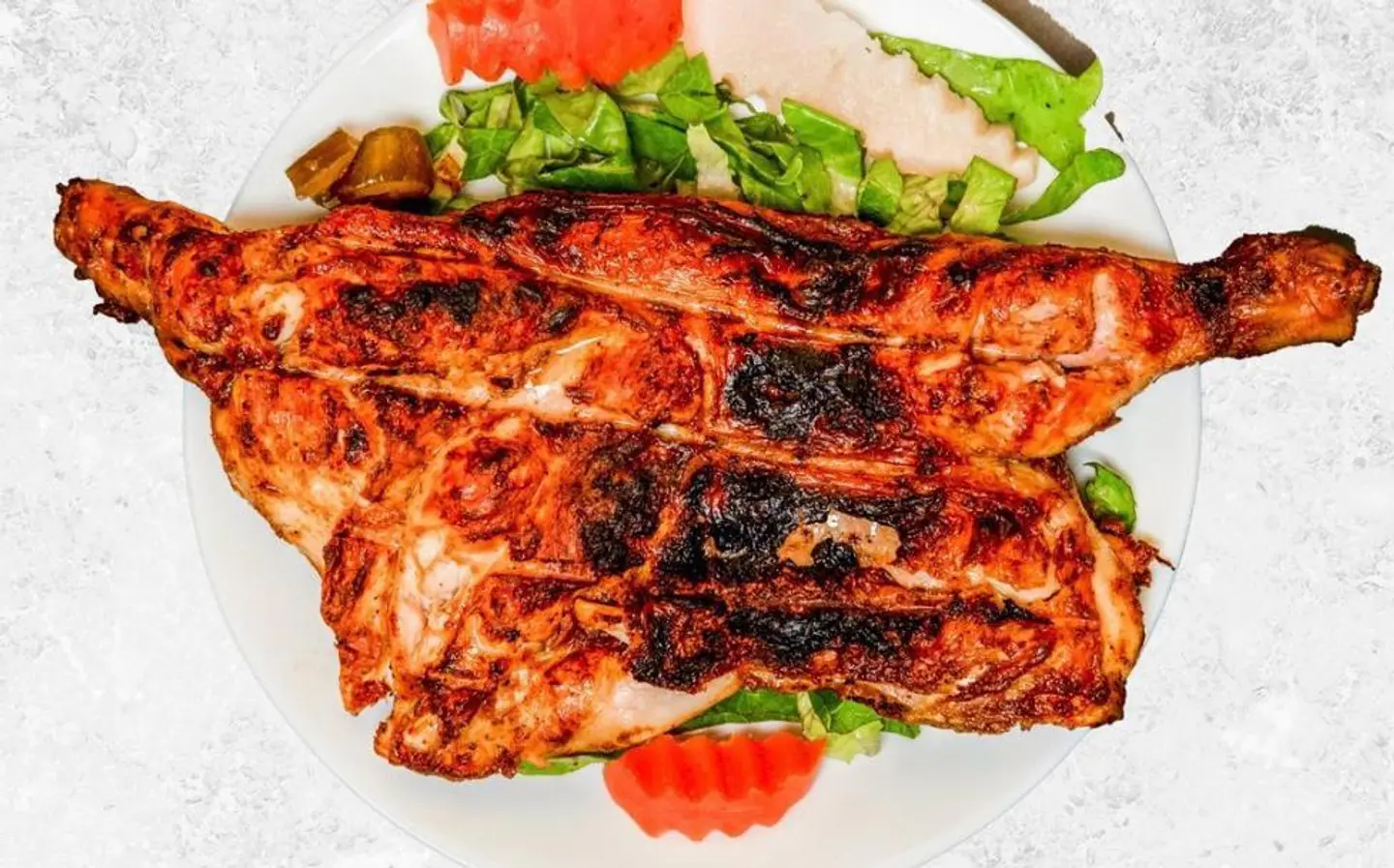 Half Grilled Chicken