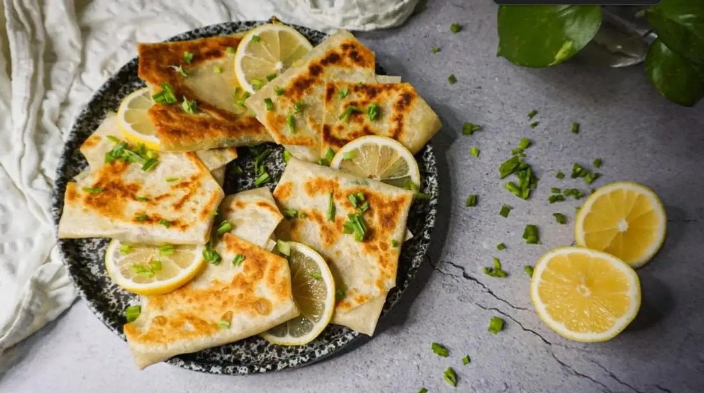 Savory Vegetable Mutabbak With Meat