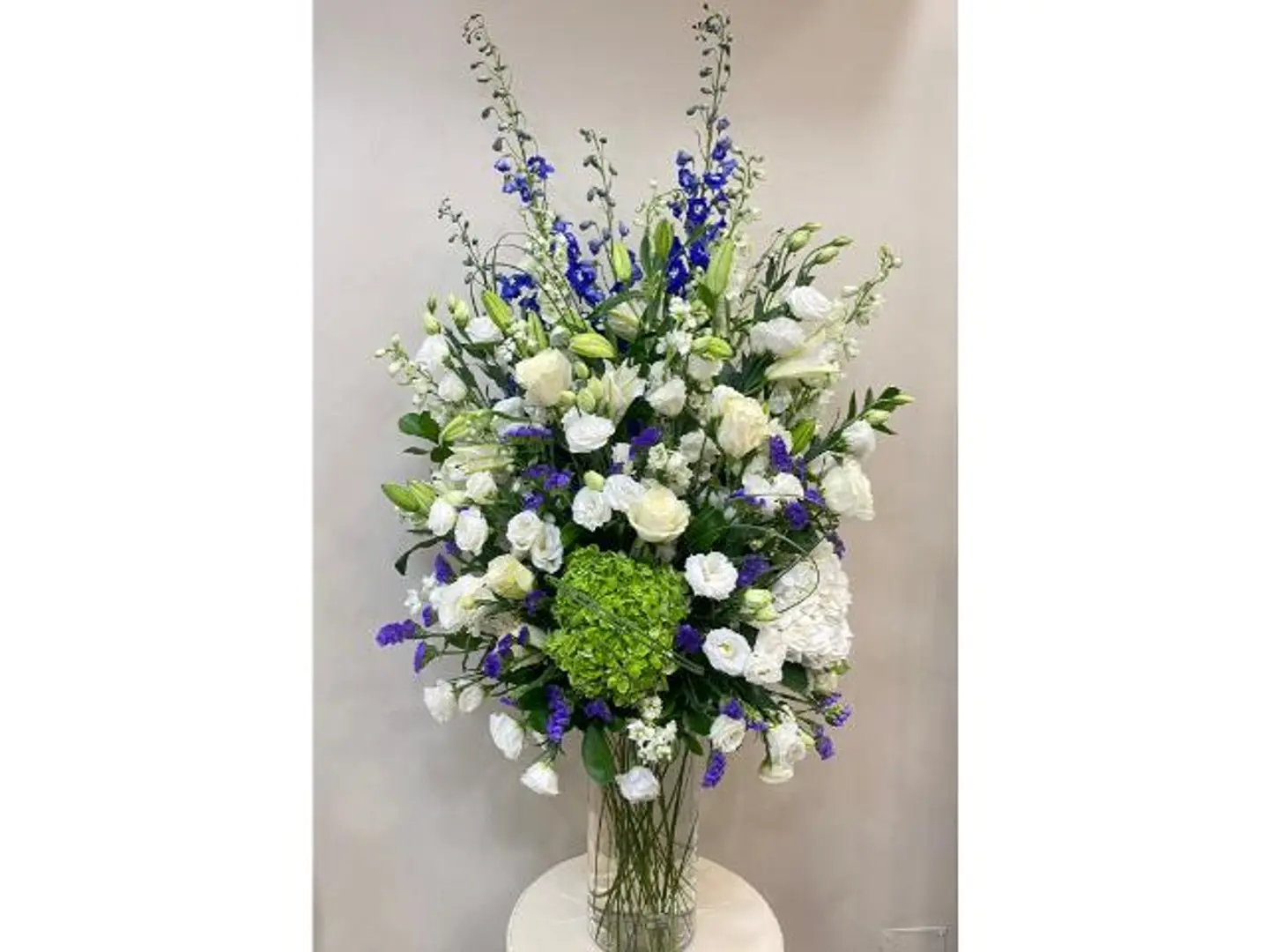 فازه مكس ابيض مع ازرق