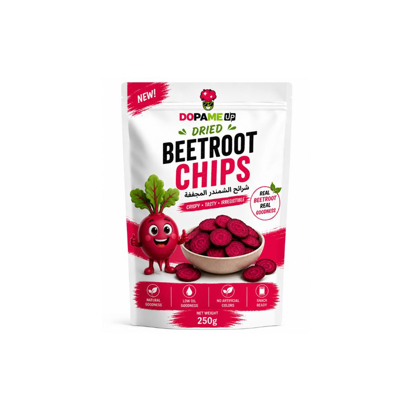 Dried Beetroot Chips 150g