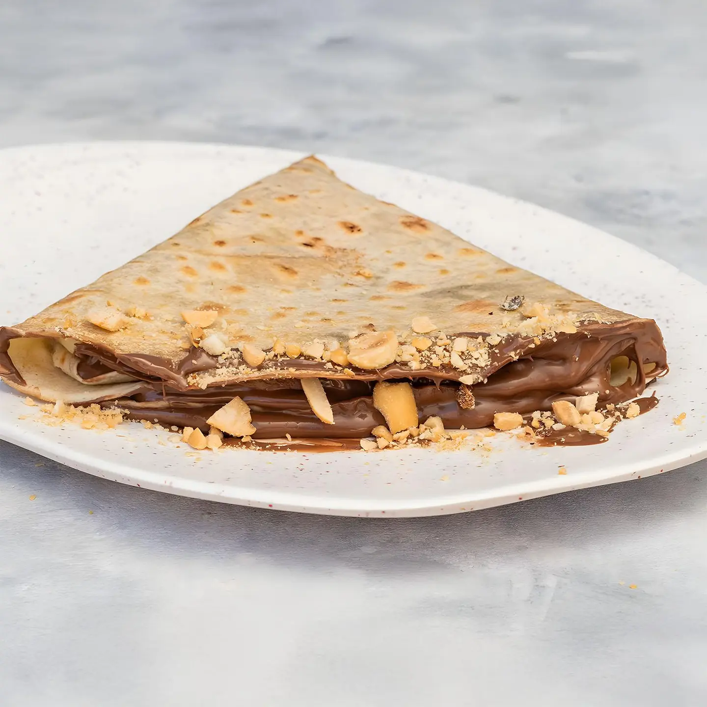 Nutella With Nuts Crepe