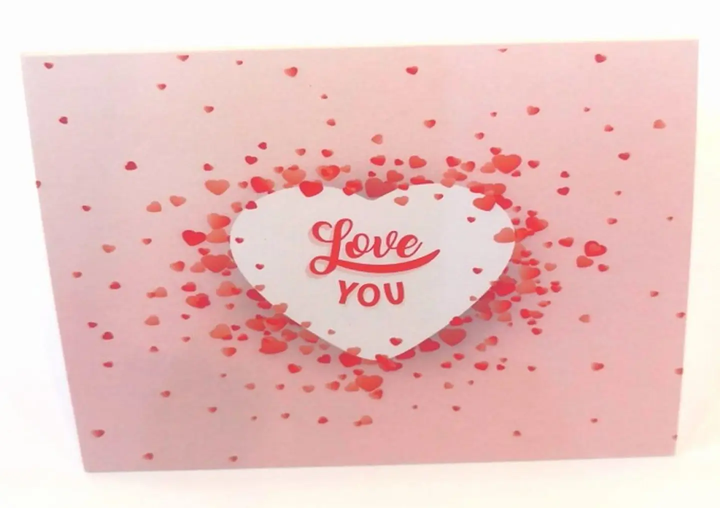 I Love You Hearts Card