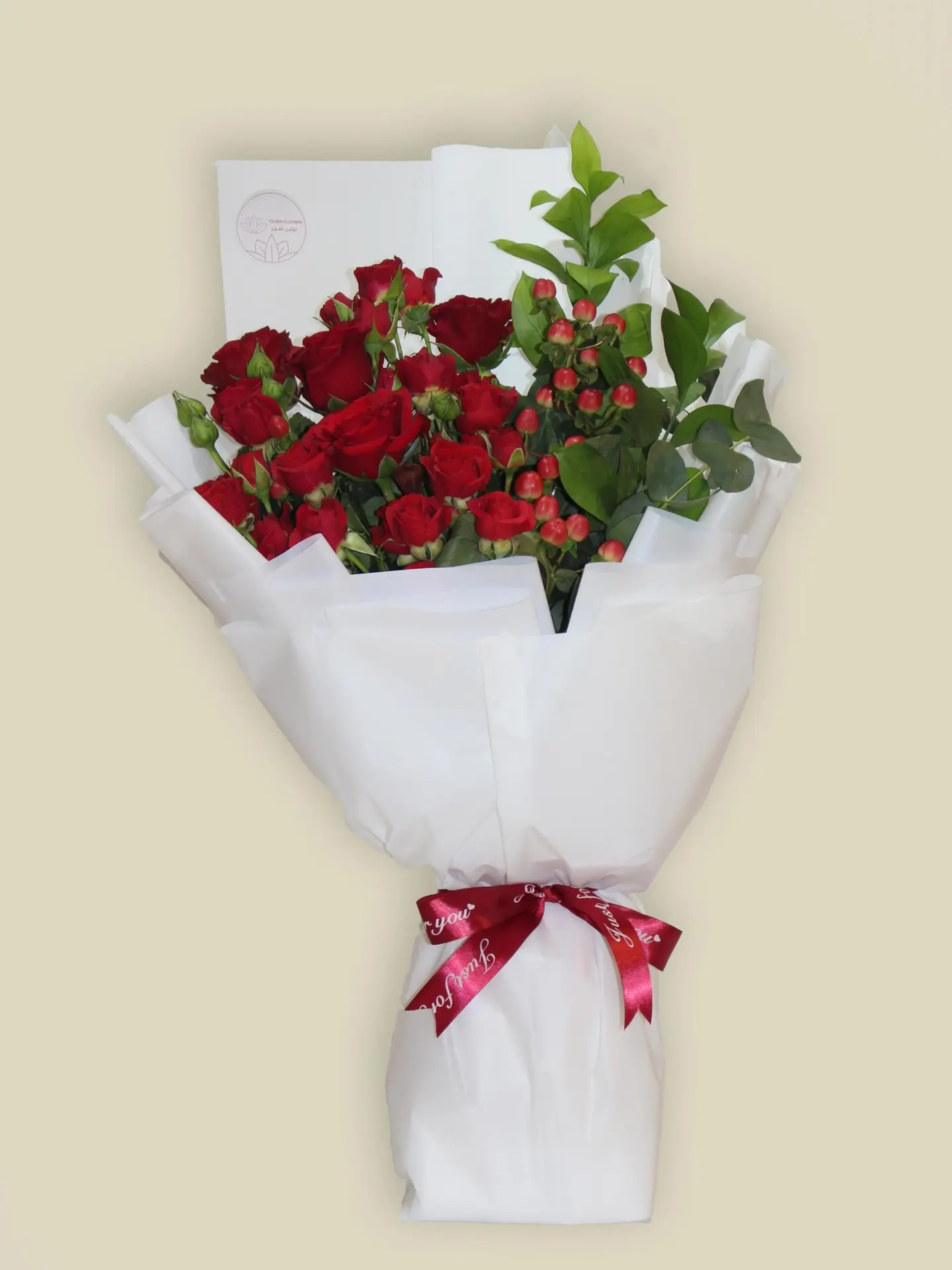 الأحمر المطلق | تغليف أبيض