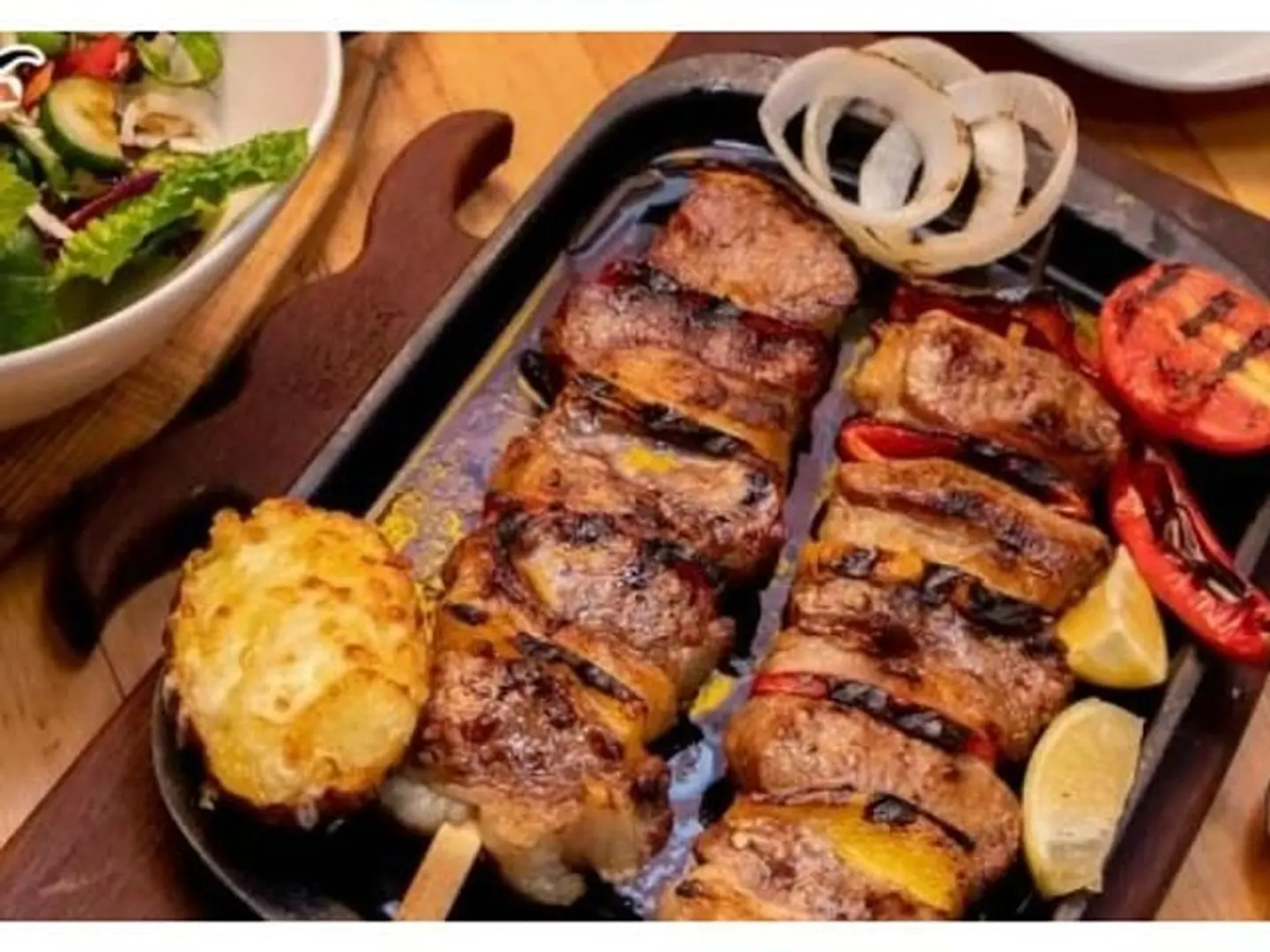 وجبة اوصال لحم مع الرز